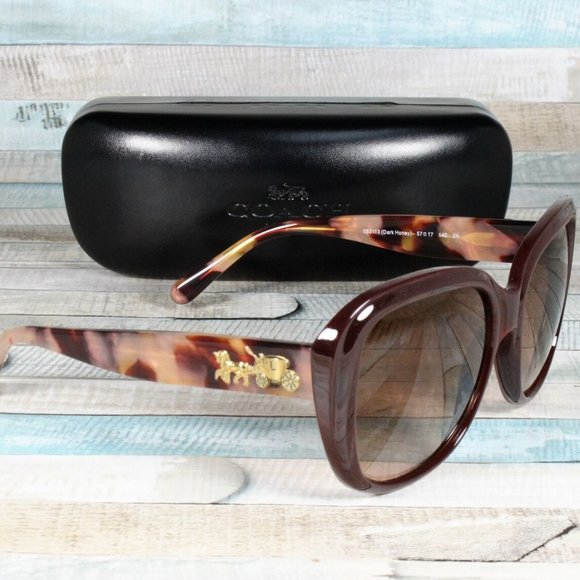 COACH Brown 57mm Sunglasses